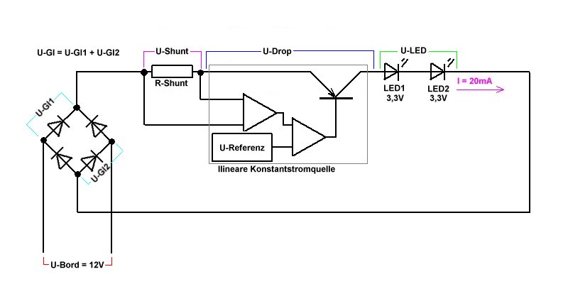 LED mit linearer Konstantstromquelle02